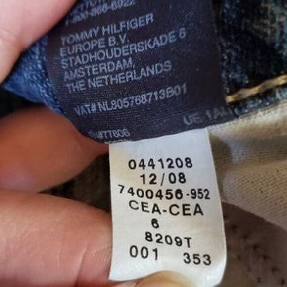 Tommy Hilfiger Y2K Vintage Denim Shorts Size 6 - Picture 6 of 6